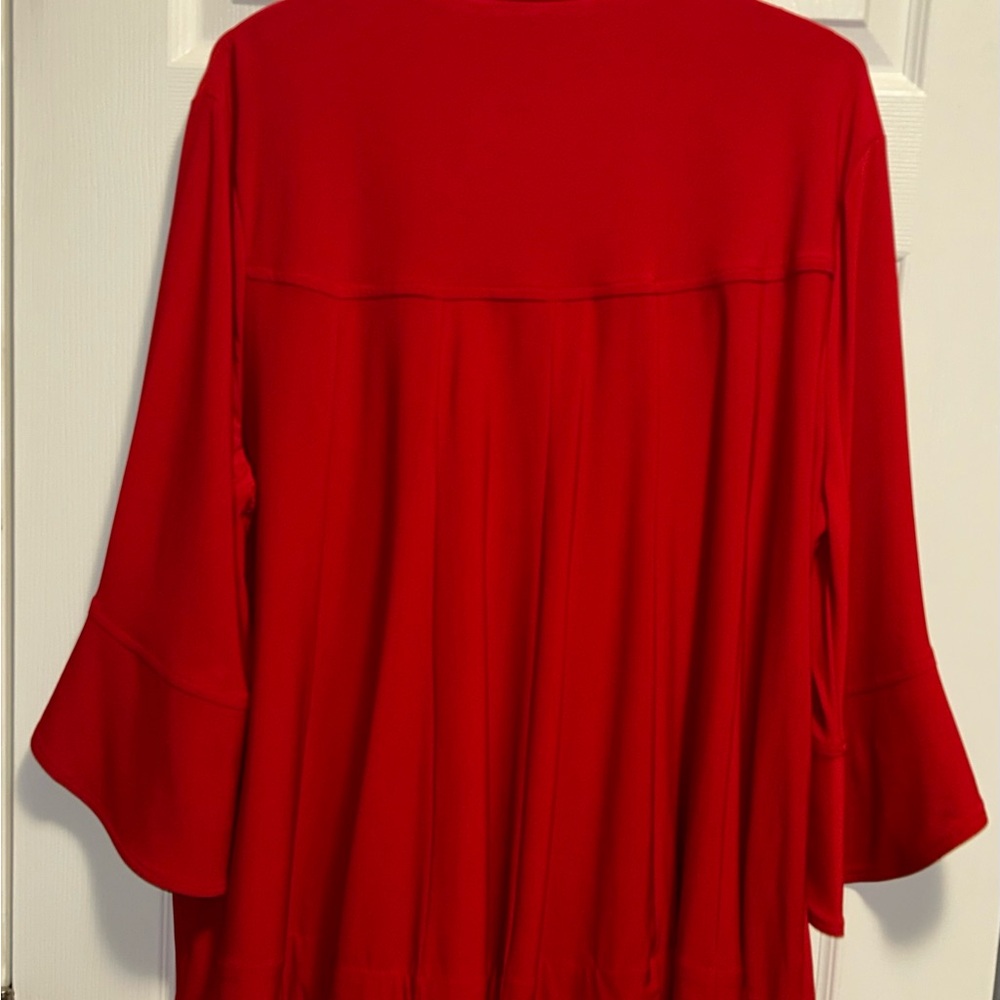 Red Button-Up Jacket - Picture 6 of 6